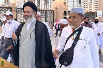 حضور سرپرست حجاج ایرانی در مسجد النبی 19