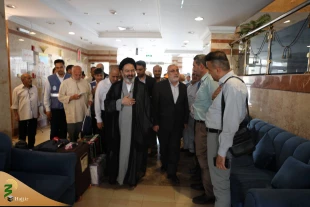 گزارشی ازبازدید سرزده سرپرست حجاج ایرانی ازهتل حجاج کشورمان درمدینه+فیلم 2