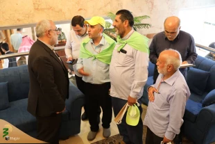 گزارشی ازبازدید سرزده سرپرست حجاج ایرانی ازهتل حجاج کشورمان درمدینه+فیلم 10