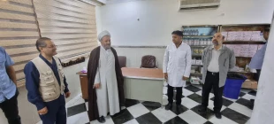 بازدید مسئول دفترنمایندگی بعثه عراق از درمانگاه مرکزی زائران ایرانی در کربلا 7
