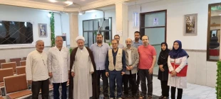 بازدید مسئول دفترنمایندگی بعثه عراق از درمانگاه مرکزی زائران ایرانی در کربلا 10