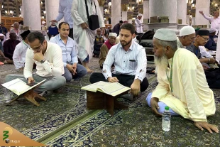 قاریان ایرانی در مسجدالنبی (ص)+گزارش تصویری 4