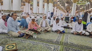 قاریان ایرانی در مسجدالنبی (ص)+گزارش تصویری 5