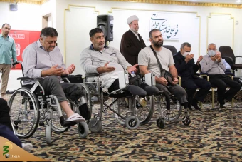 دیدار با اعضای کاروان جانبازان درمدینه  32