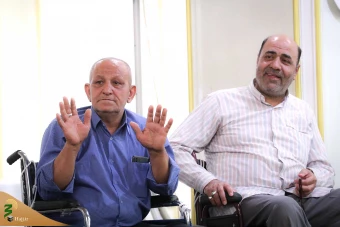 دیدار با اعضای کاروان جانبازان درمدینه  13