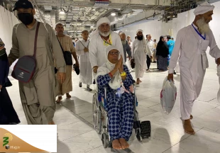 طواف خانه خدا با ویلچر + تصاویر 2
