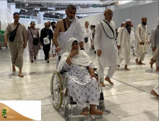 طواف خانه خدا با ویلچر + تصاویر 4