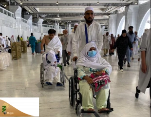 طواف خانه خدا با ویلچر + تصاویر 10