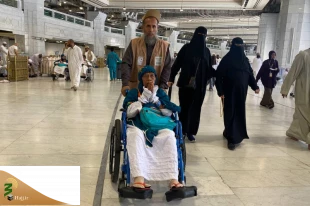 طواف خانه خدا با ویلچر + تصاویر 19