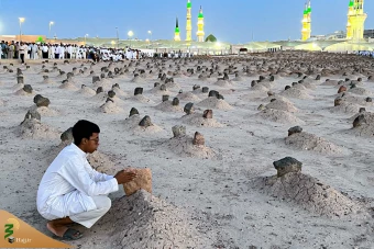 حال و هوای قبرستان بقیع 6