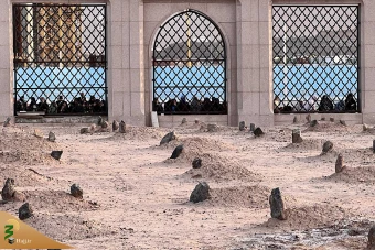 حال و هوای قبرستان بقیع 9