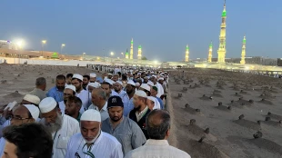 حال‌ و هوای قبرستان بقیع در ایام حج تمتع 1402 8