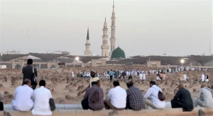 حال‌ و هوای قبرستان بقیع در ایام حج تمتع 1402 13