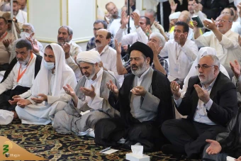 مراسم دعای کمیل زائران ایرانی در مدینه منوره 19