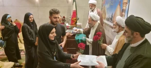 دومین ویژه‌ برنامه مطلع عشق برای زوج‌های جوان در کربلای معلی برگزار شد 8