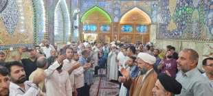 زائران امام حسین(ع) در کربلا فرازهای دعای کمیل را زمزمه کردند 2