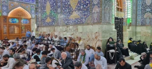 فرازهای دعای ندبه در خمیه گاه حسینی طنین انداز شد  8