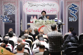دیدار با پزشکان مجموعه ها و کادر بهداشت و درمان حج 1402 18