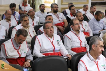 دیدار با پزشکان مجموعه ها و کادر بهداشت و درمان حج 1402 8