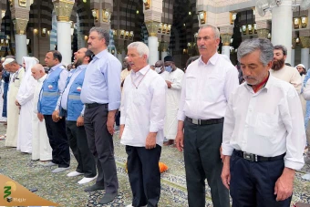 زائران ایرانی حج تمتع در حرم مطهر نبوی  21