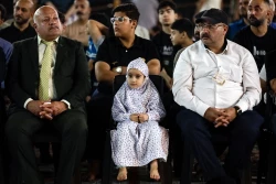 اهتزاز پرچم عزای گنبد بارگاه منور رضوی در کاظمین 20