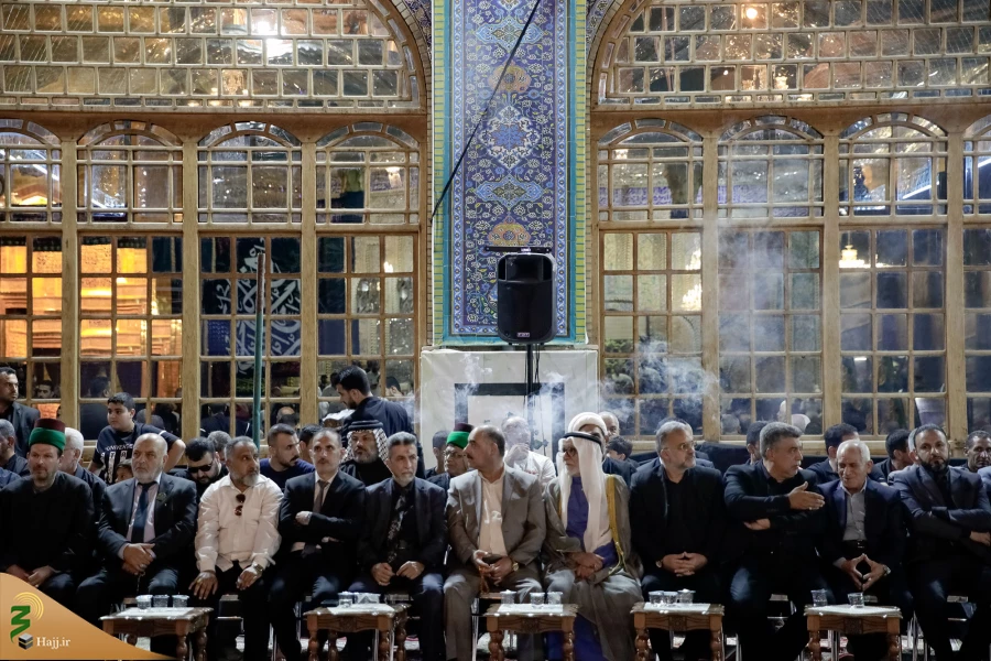 اهتزاز پرچم عزای گنبد بارگاه منور رضوی در کاظمین 23