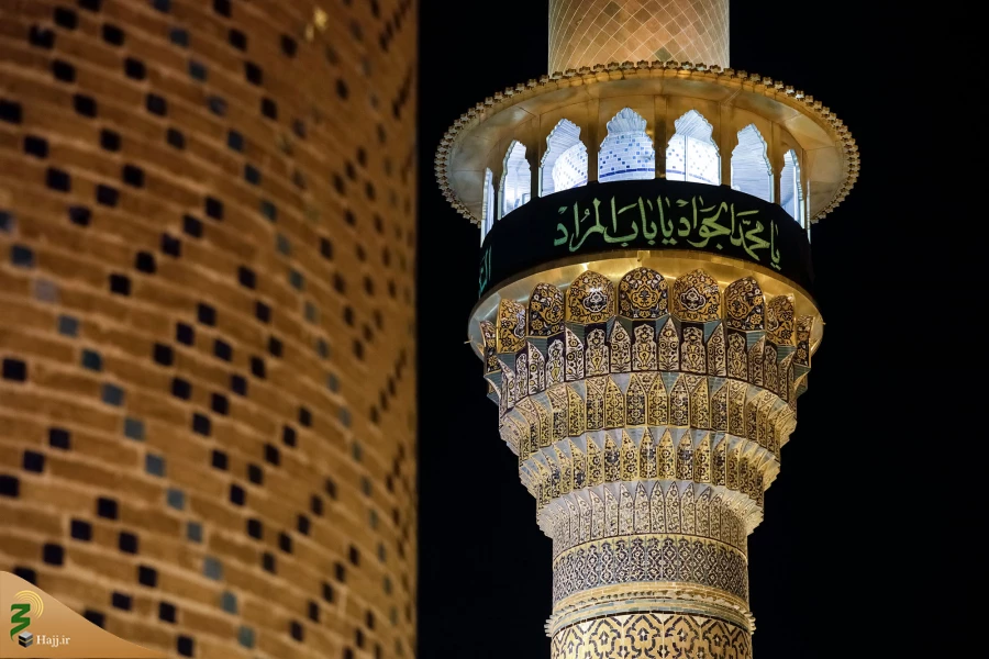 اهتزاز پرچم عزای گنبد بارگاه منور رضوی در کاظمین 28