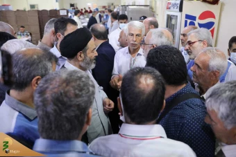 دیدار صمیمی سرپرست حجاج ایرانی با زائران کشورمان در مکه مکرمه _ 1 5