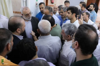 دیدار صمیمی سرپرست حجاج ایرانی با زائران کشورمان در مکه مکرمه _ 1 21