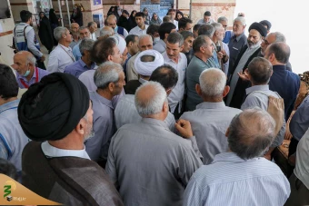 دیدار صمیمی سرپرست حجاج ایرانی با زائران کشورمان در مکه مکرمه _ 1 28