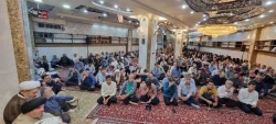 مراسم عزاداری زائران ایرانی در سوگ شهادت امام جواد(ع) در سرداب حرم حضرت عباس(ع) 2