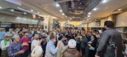 مراسم عزاداری زائران ایرانی در سوگ شهادت امام جواد(ع) در سرداب حرم حضرت عباس(ع) 4