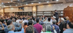 مراسم عزاداری زائران ایرانی در سوگ شهادت امام جواد(ع) در سرداب حرم حضرت عباس(ع) 3