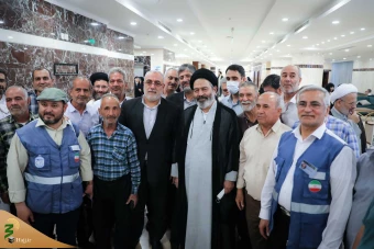 دیدار صمیمی سرپرست حجاج ایرانی با زائران کشورمان در مکه مکرمه _ 3 4