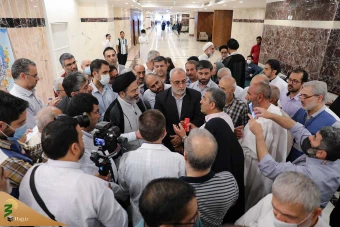 دیدار صمیمی سرپرست حجاج ایرانی با زائران کشورمان در مکه مکرمه _ 3 11