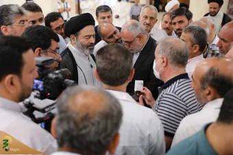 دیدار صمیمی سرپرست حجاج ایرانی با زائران کشورمان در مکه مکرمه _ 3 12