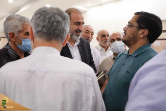 دیدار صمیمی سرپرست حجاج ایرانی با زائران کشورمان در مکه مکرمه _ 3 14
