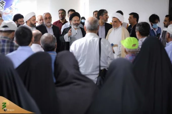 دیدار صمیمی سرپرست حجاج ایرانی با زائران کشورمان در مکه مکرمه _ 3 33