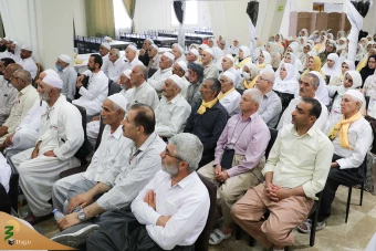 دیدار صمیمی سرپرست حجاج ایرانی با زائران کشورمان در مکه مکرمه _ 4 10