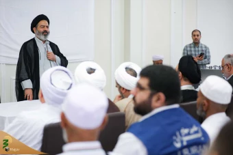 دیدار صمیمی سرپرست حجاج ایرانی با زائران کشورمان در مکه مکرمه _ 4 34