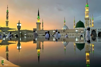 حال‌وهوای مدینه منوره در ایام حج تمتع ۱۴۰۲ 2
