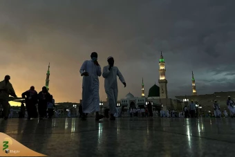 حال‌وهوای مدینه منوره در ایام حج تمتع ۱۴۰۲ 3