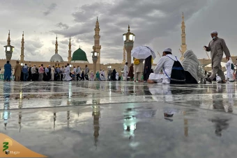 حال‌وهوای مدینه منوره در ایام حج تمتع ۱۴۰۲ 17