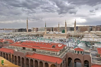 حال‌وهوای مدینه منوره در ایام حج تمتع ۱۴۰۲ 21
