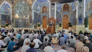 عزاداری زائران ایرانی در اولین پنجشنبه ماه ذی الحجه در حرم امام حسین(ع)
