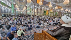 عزاداری زائران ایرانی در اولین پنجشنبه ماه ذی الحجه در حرم امام حسین(ع) 2