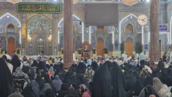عزاداری زائران ایرانی در اولین پنجشنبه ماه ذی الحجه در حرم امام حسین(ع) 2