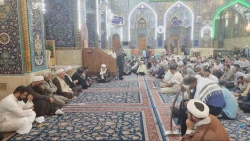 عزاداری زائران ایرانی در اولین پنجشنبه ماه ذی الحجه در حرم امام حسین(ع) 2