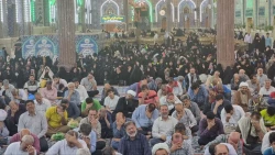 عزاداری زائران ایرانی در اولین پنجشنبه ماه ذی الحجه در حرم امام حسین(ع) 2