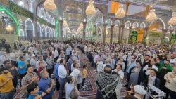 عزاداری زائران ایرانی در اولین پنجشنبه ماه ذی الحجه در حرم امام حسین(ع) 4